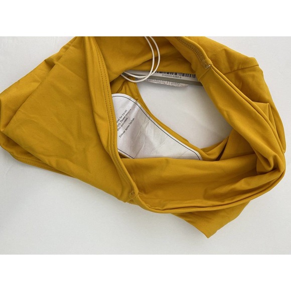 NWT Everlane ReNew Womens High Rise‎ Hipster Bikini Bottoms Size XXS Yellow - Picture 6 of 7